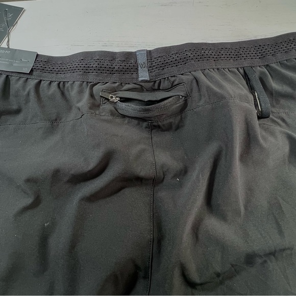 VRST Men's Enthusiast 7” Run Shorts, Brief Lined, Color Black, Size Large, NWT - Picture 6 of 10